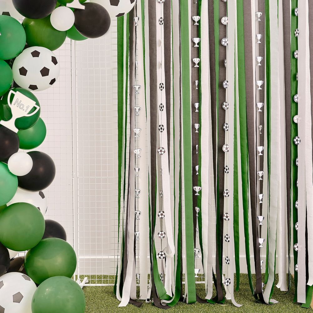 Backdrop Streamers Fotball