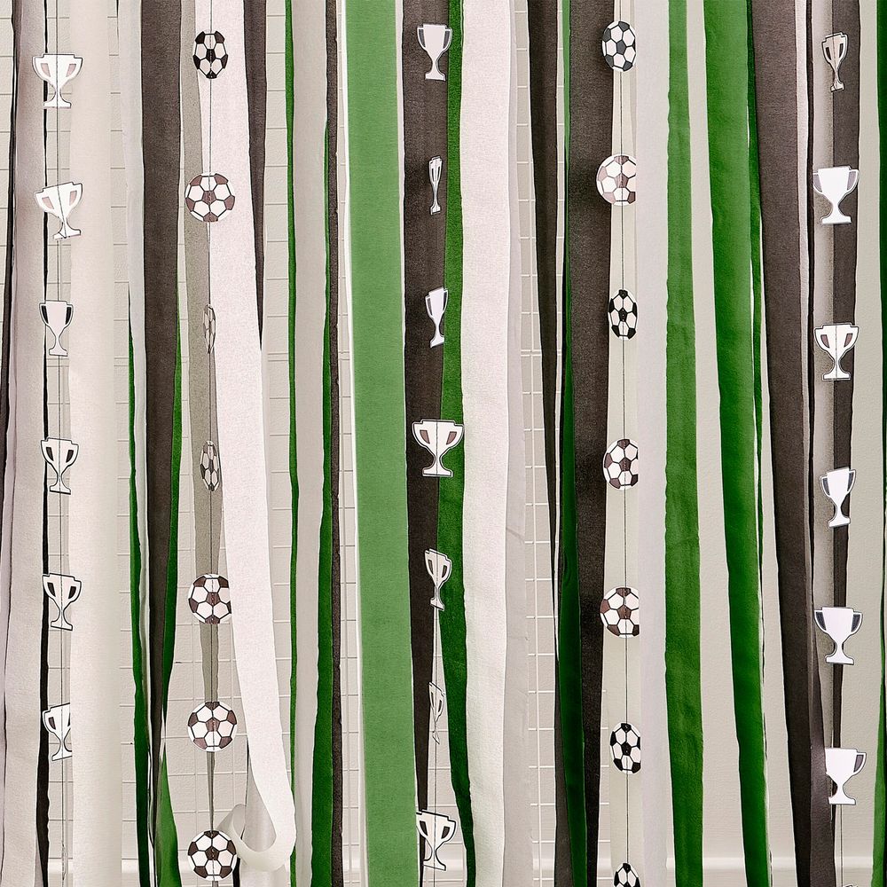Backdrop Streamers Fotball