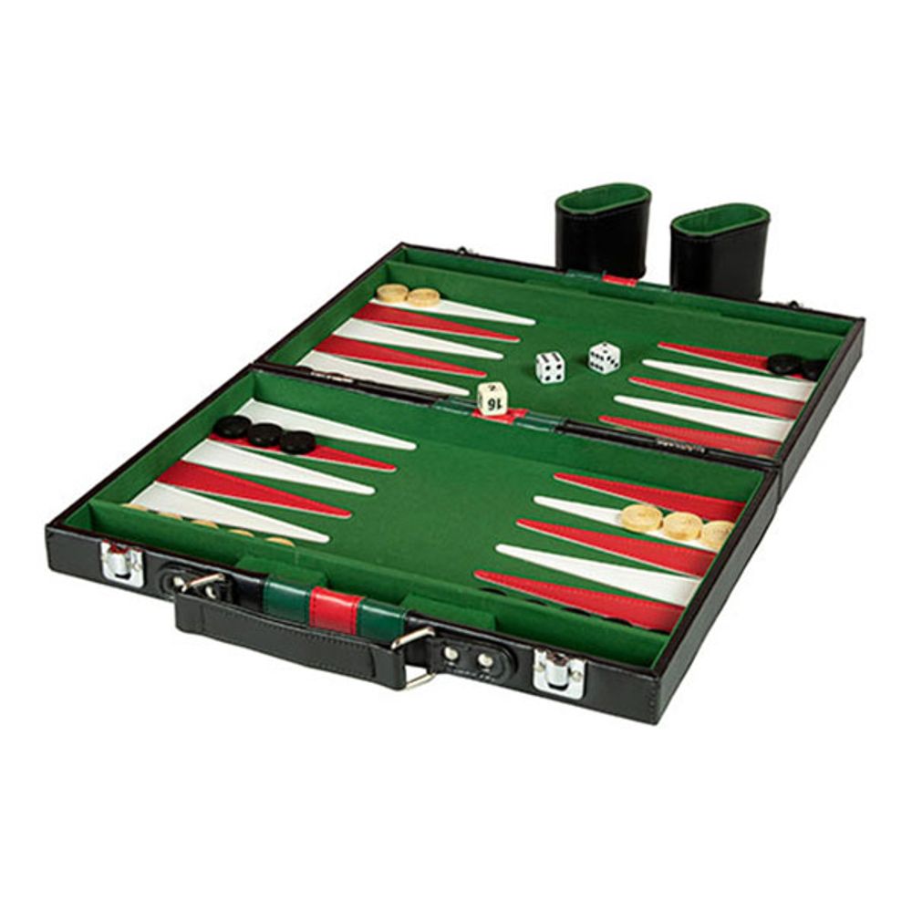 Backgammon i Läder