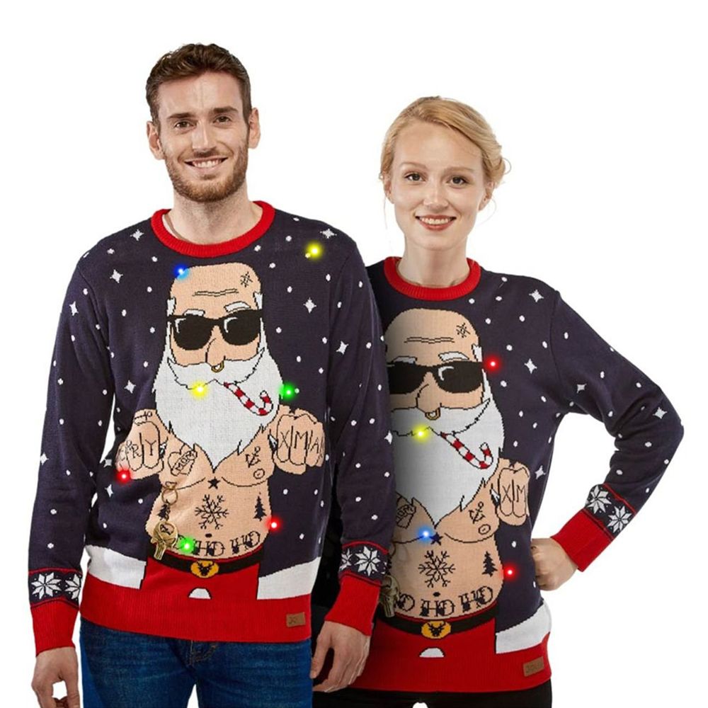 Bad Santa LED Julegenser