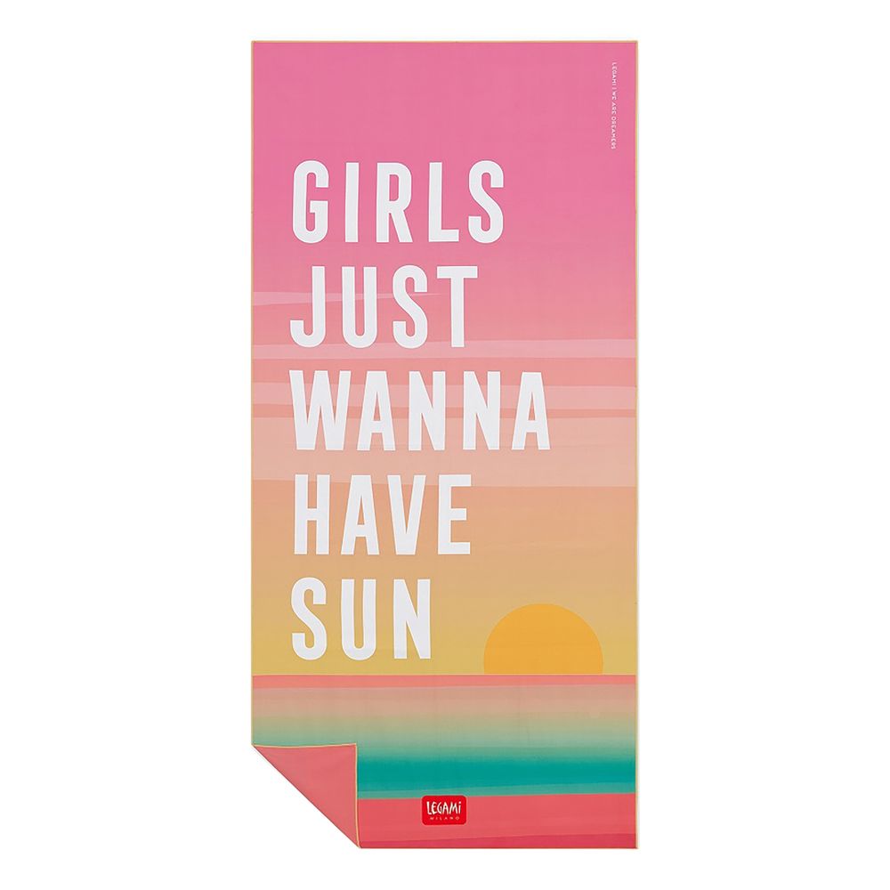 Badehåndkle Girls Just Wanna Have Sun