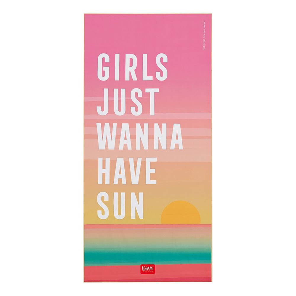 Badehåndkle Girls Just Wanna Have Sun