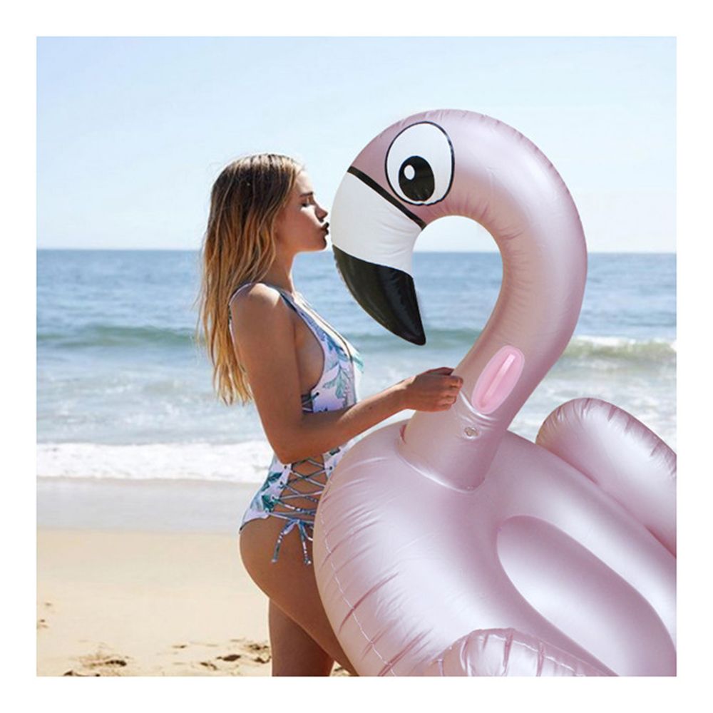Badmadrass Flamingo Rosa
