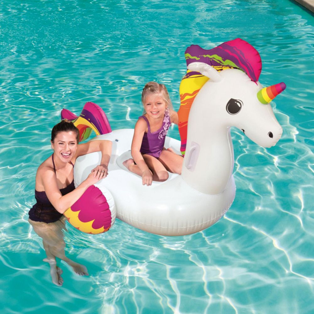 Oppblåsbar Unicorn Bademadrass