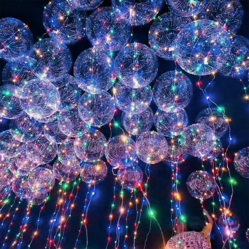 Ballong med LED-Snor