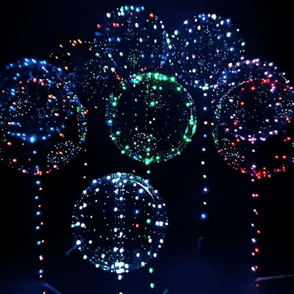 Ballong med LED-Snor
