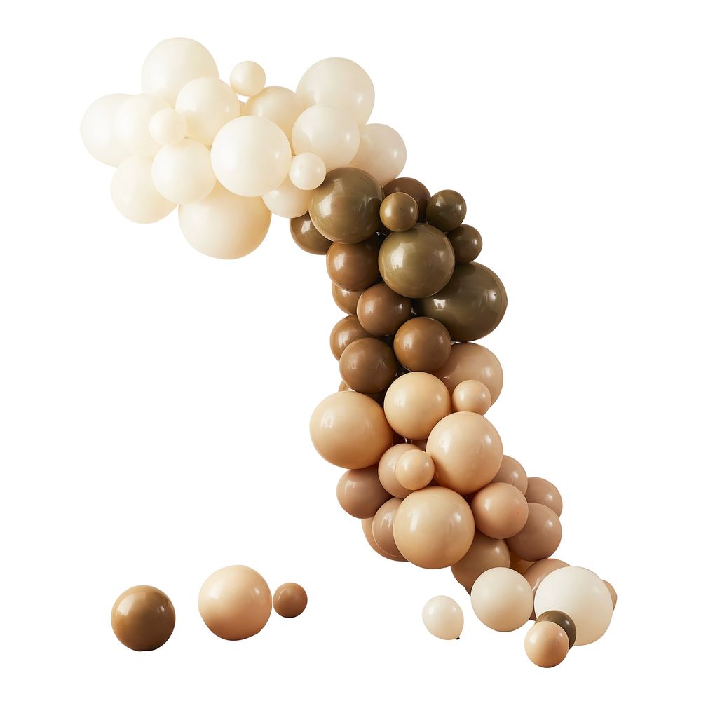 Ballongbåge Brun Mix