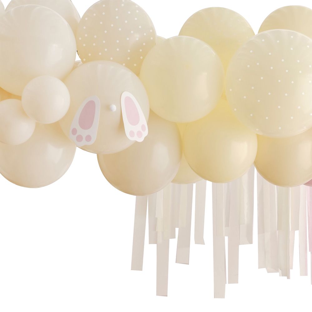 Ballonbue Easter Bunny med Streamers
