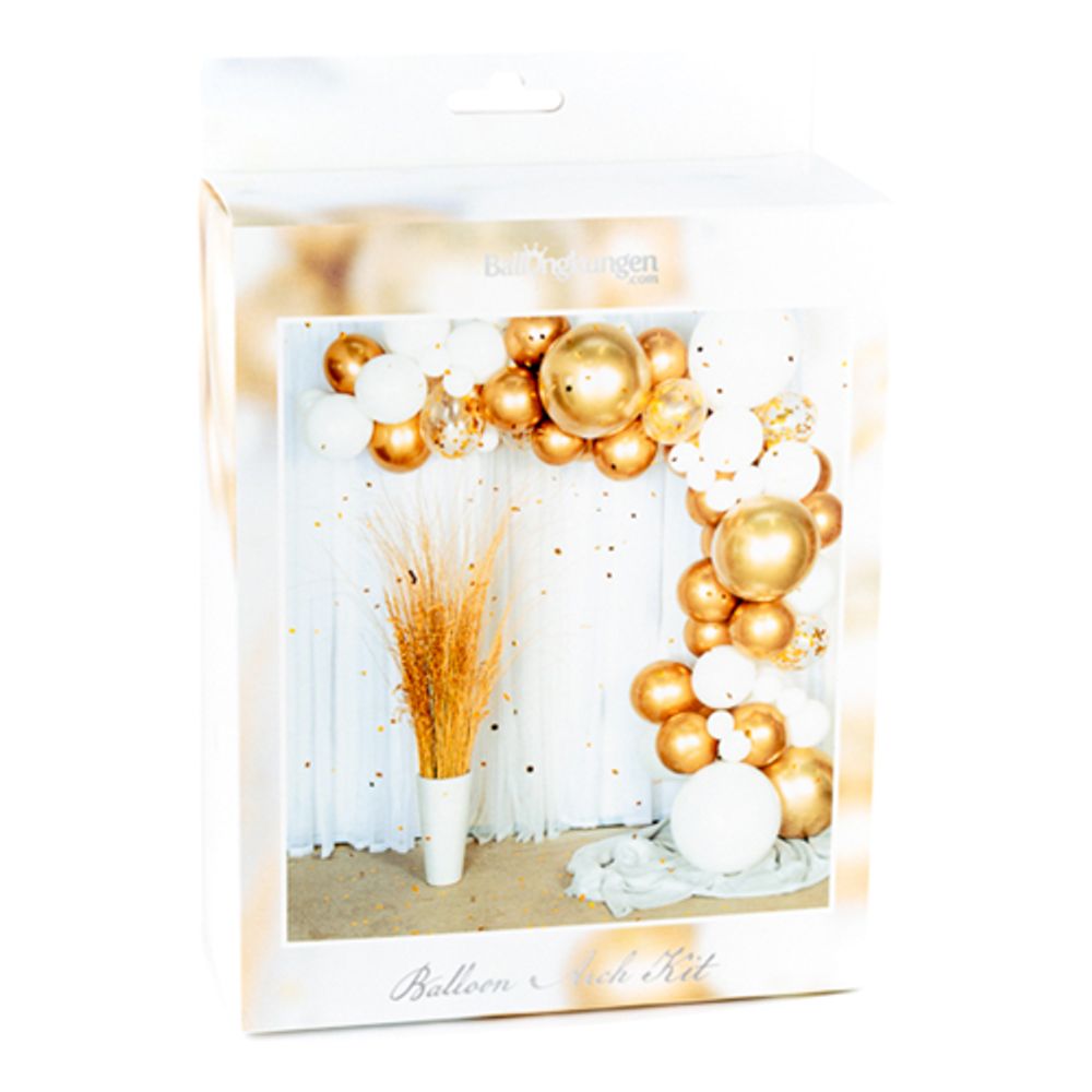 Ballongbåge Guld/Krom