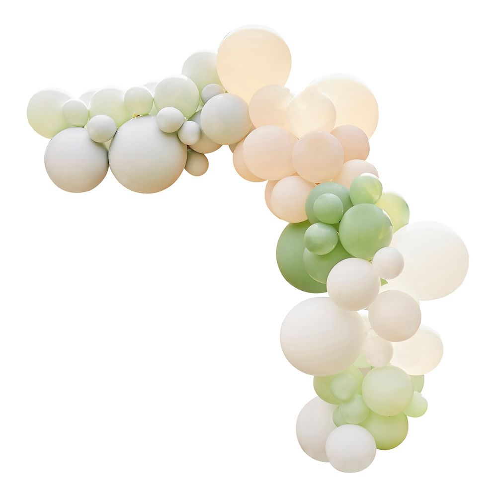 Ballongbåge Ljusgrön Mix