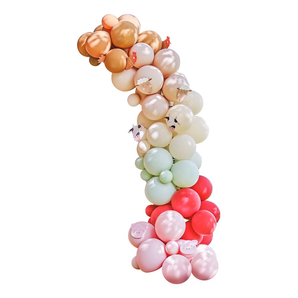 Ballongbue Pastell Bondegård