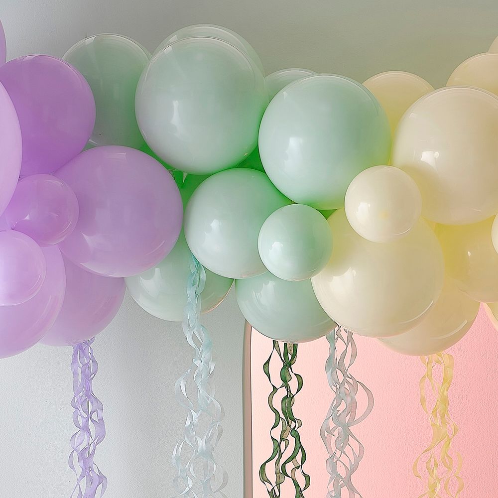 Ballonbue Pastel Streamers
