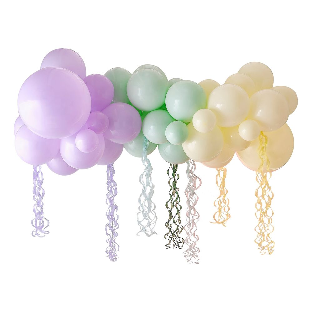 Ballonbue Pastel Streamers