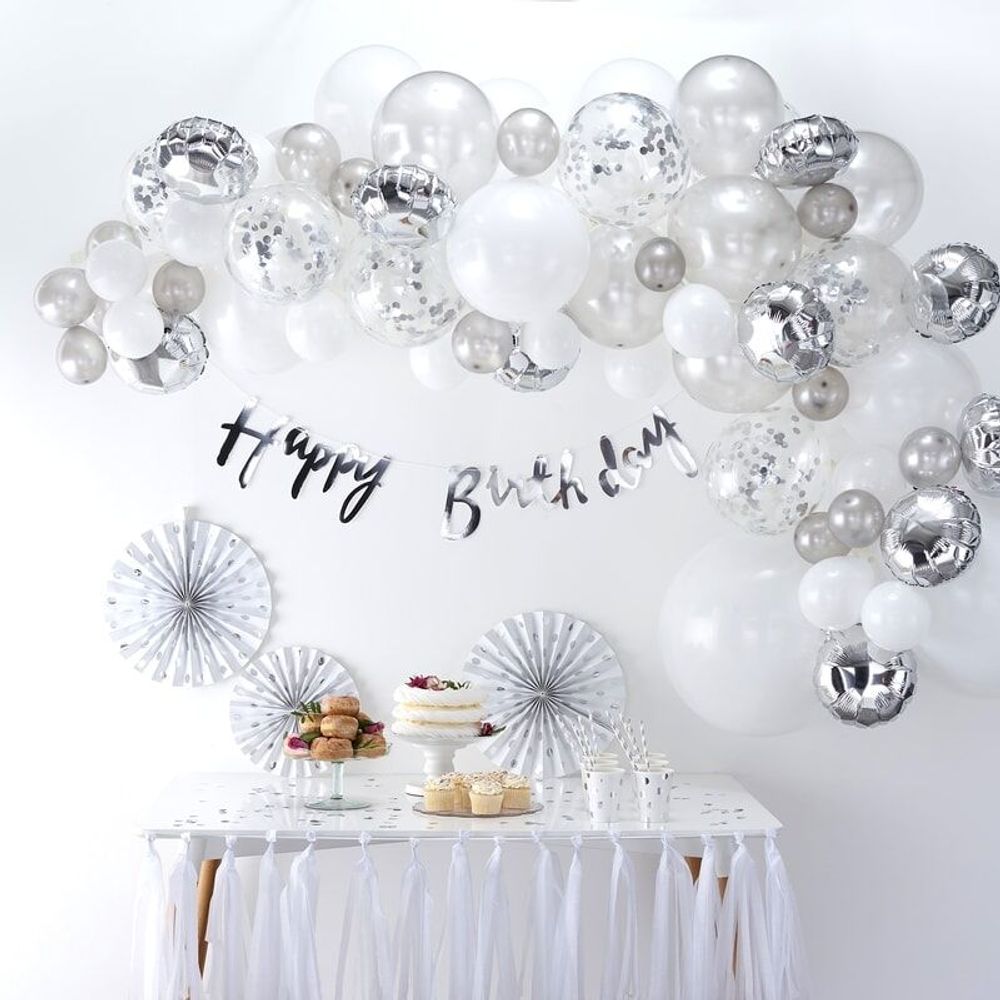 Ballongbåge Silver