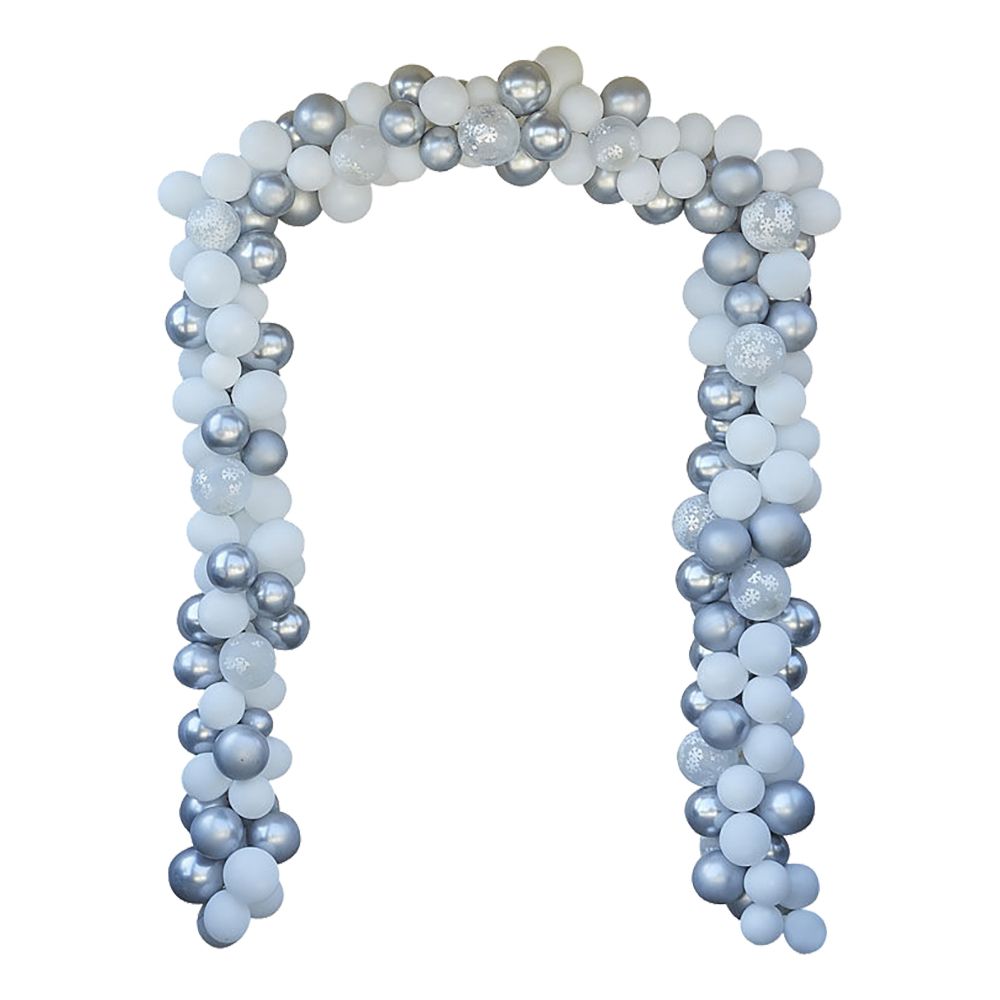 Ilmapallokaari Oveen Hopea/Valkoinen