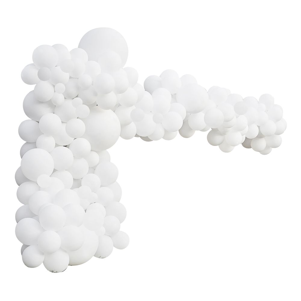 Ballongbåge Vit Deluxe