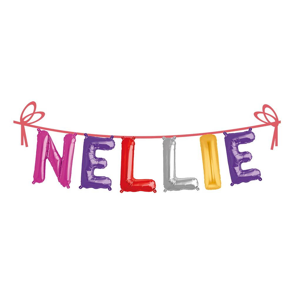 Ballonggirlander Folie Navn