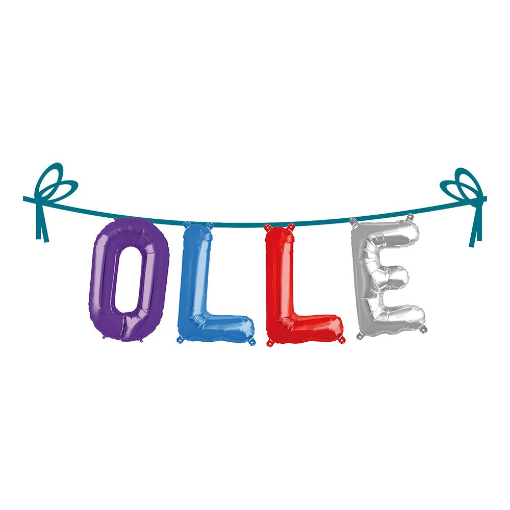 Ballonggirlander Folie Navn