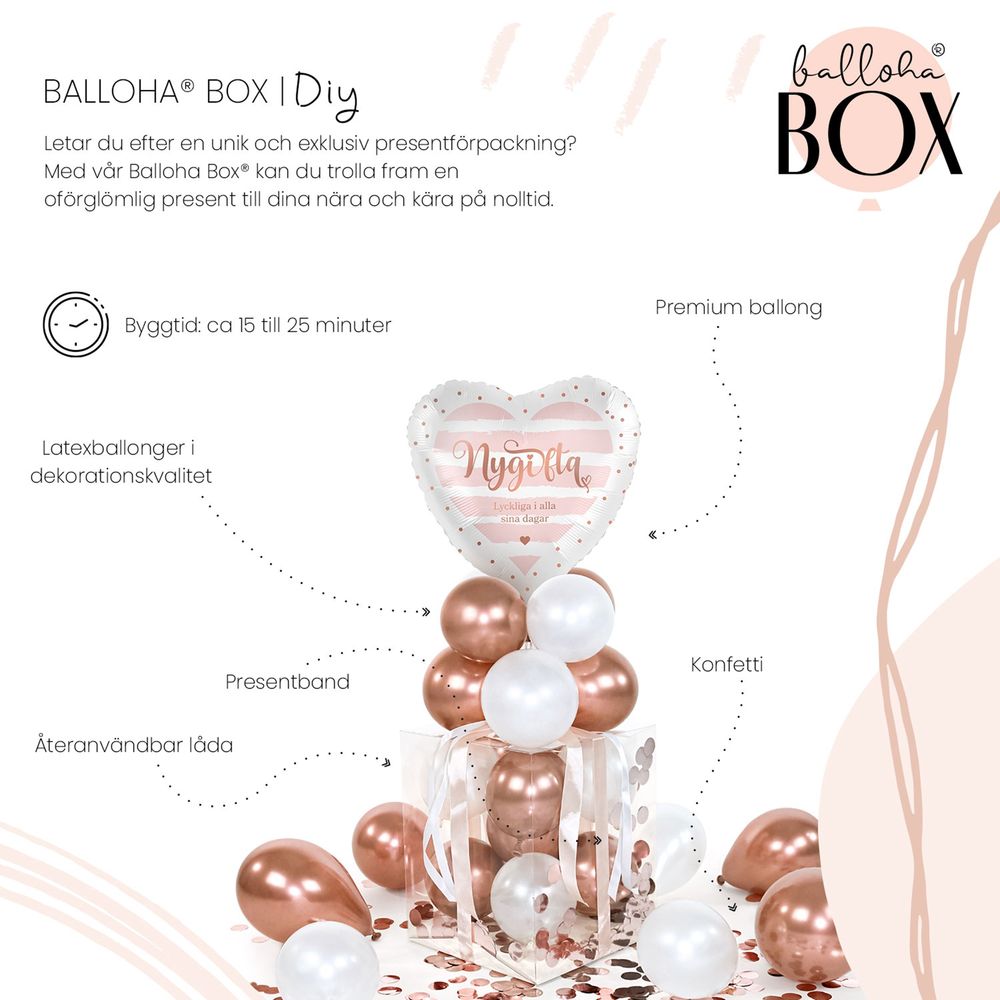 Ballonæske Nygifte