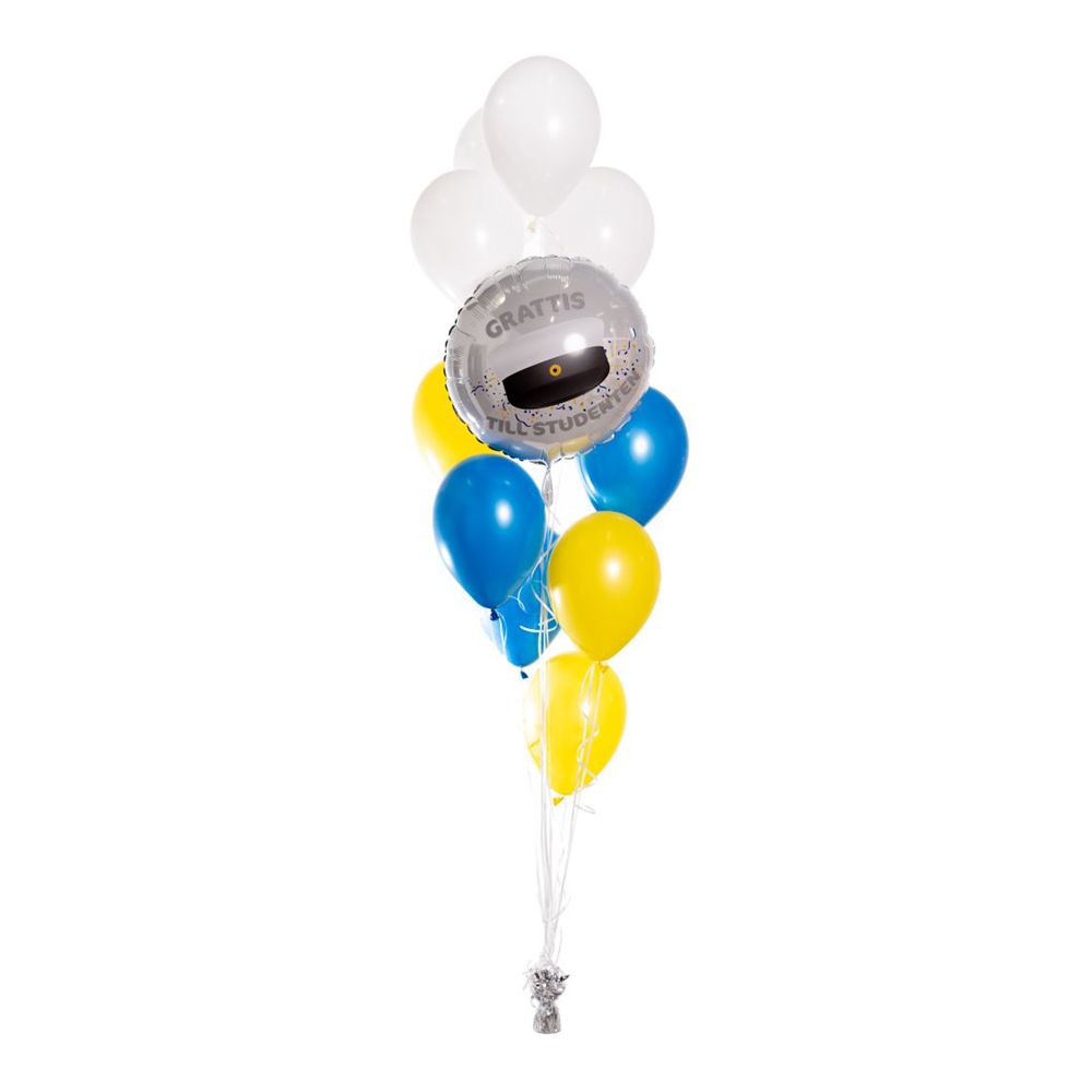 Ballonbuket Grattis till Studenten
