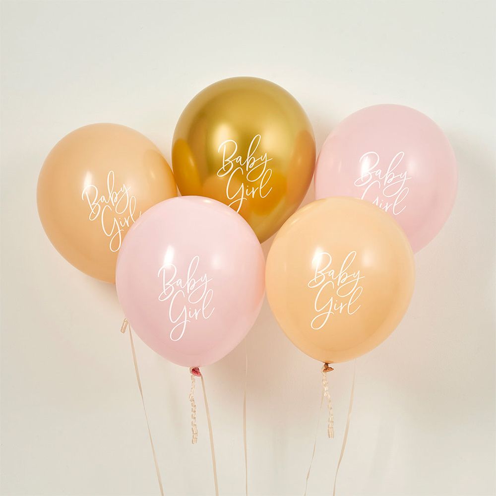 Ballonger Baby Girl Gull/Rosa