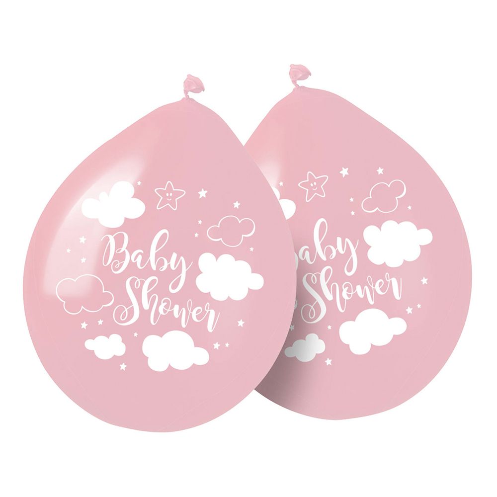 Balloner Baby Shower Lyserød