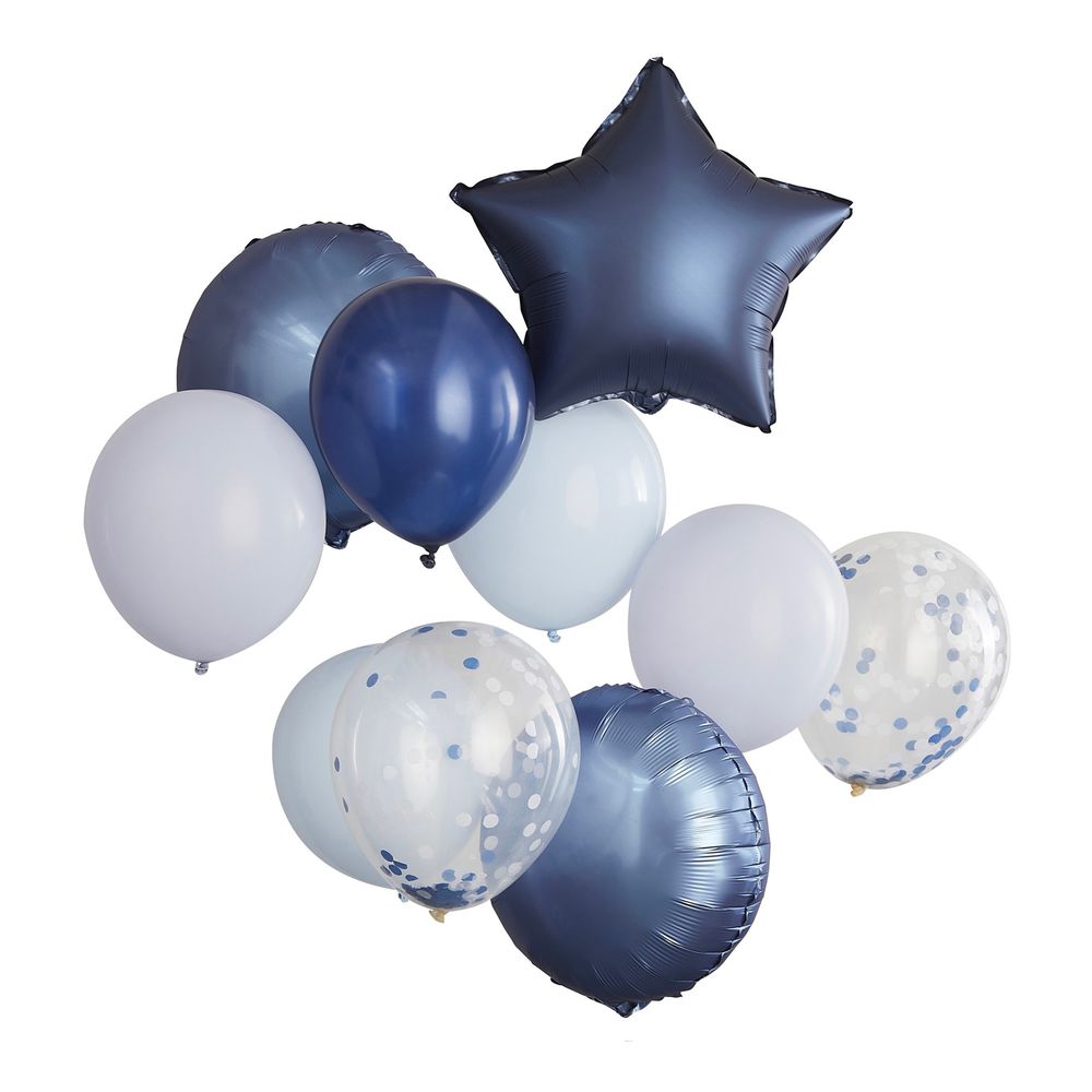 Ballonger Blå Miks