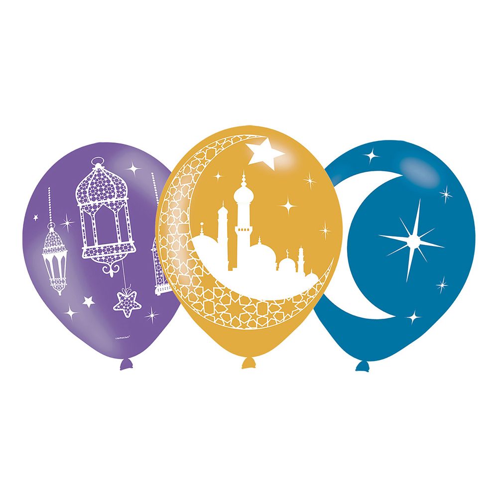 Ballonger Eid Mubarak Flerfargede
