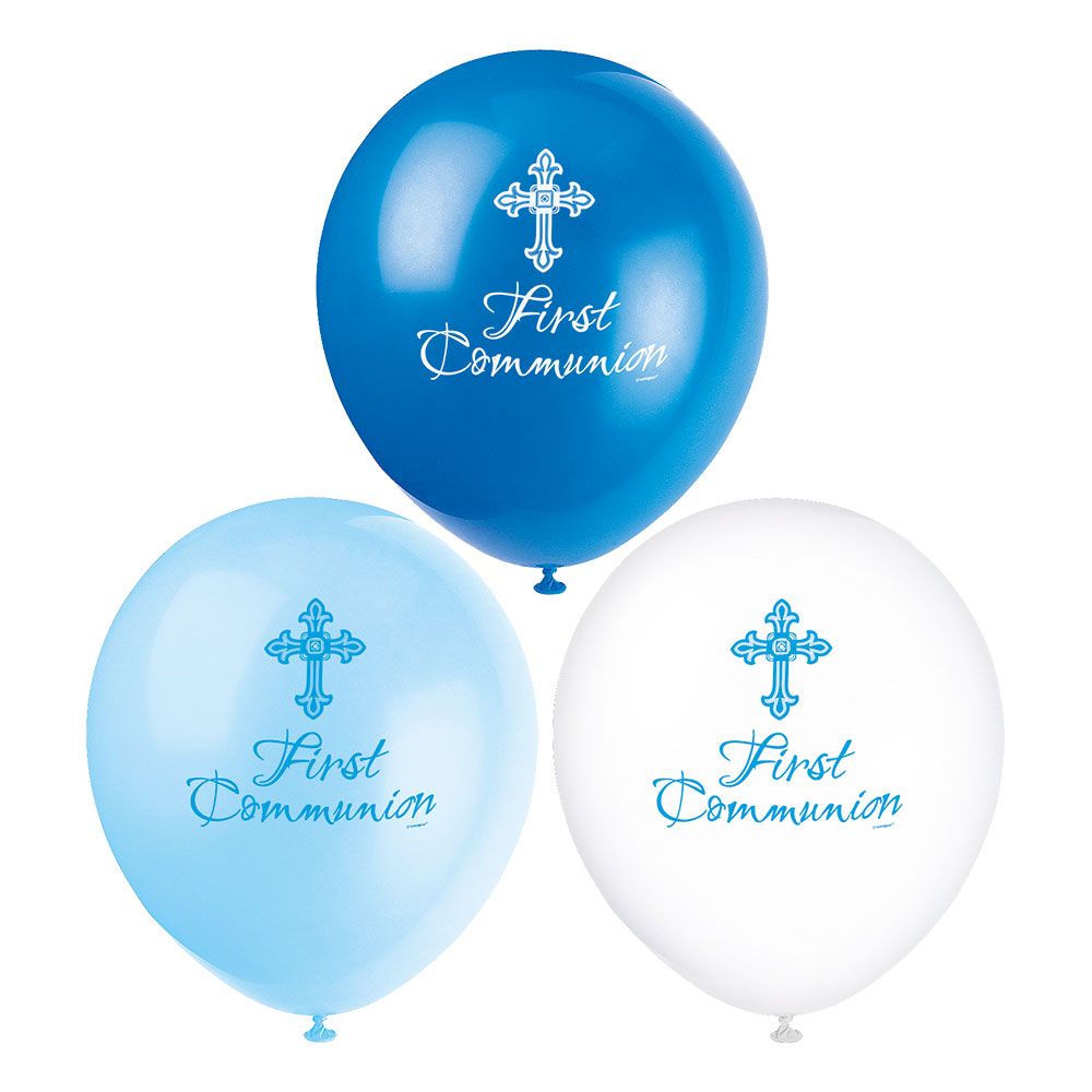 Ballonger First Communion Blå Miks
