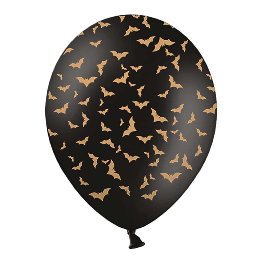 Ballonger Flaggermus Svart Pastell/Gull
