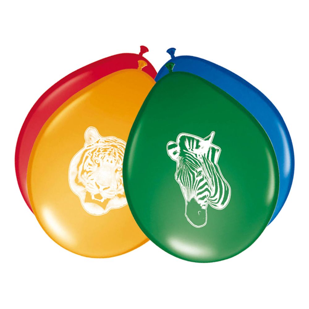 Ballonger Flerfärgade Safari