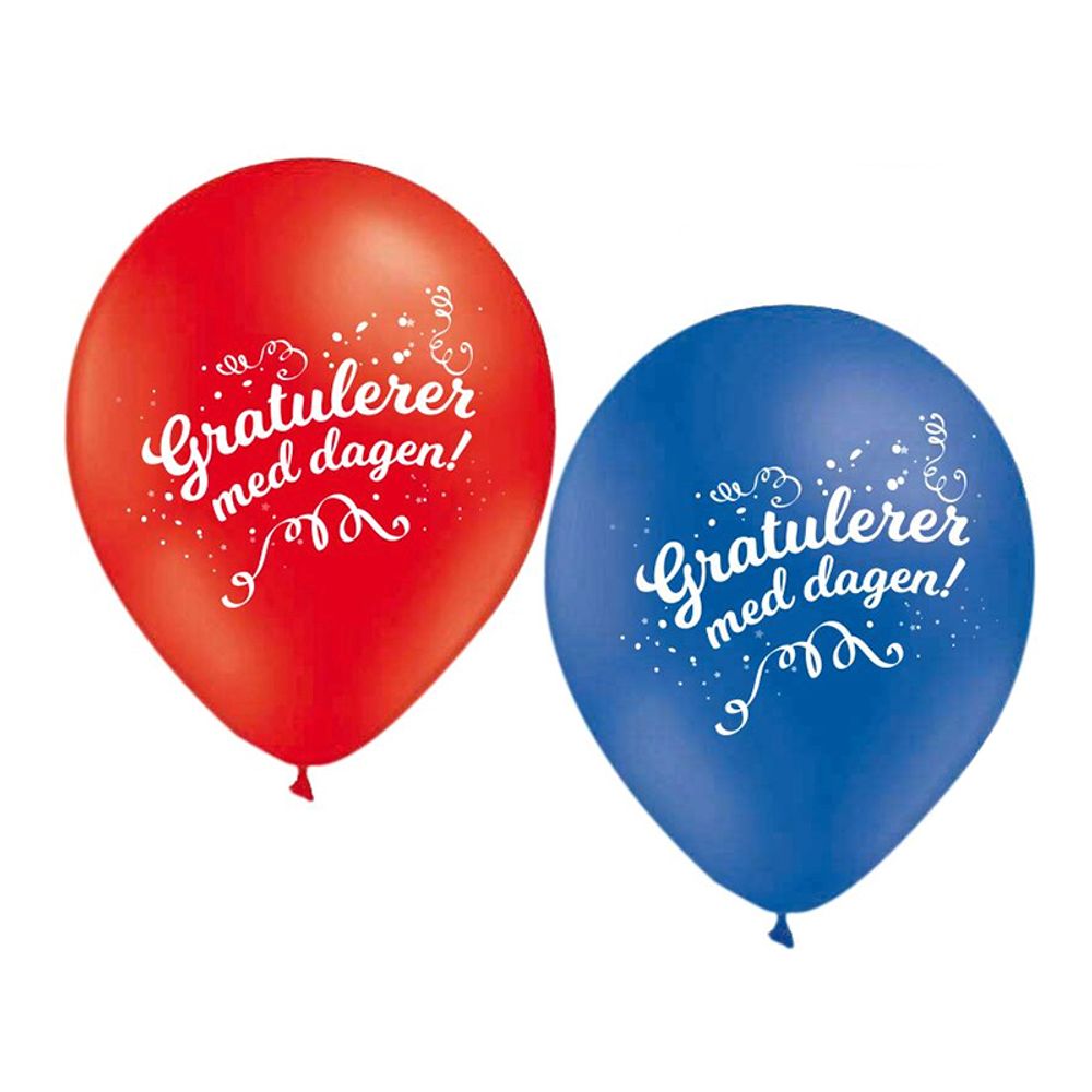 Balloner Gratulerer med dagen