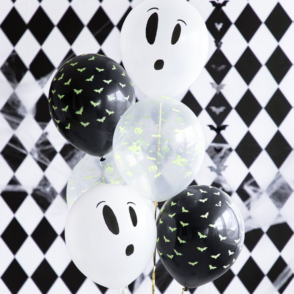 Ballonger Halloween Självlysande