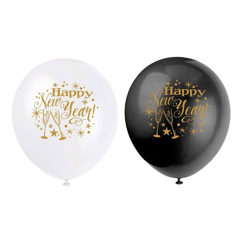 Ballonger Happy New Year Glitter