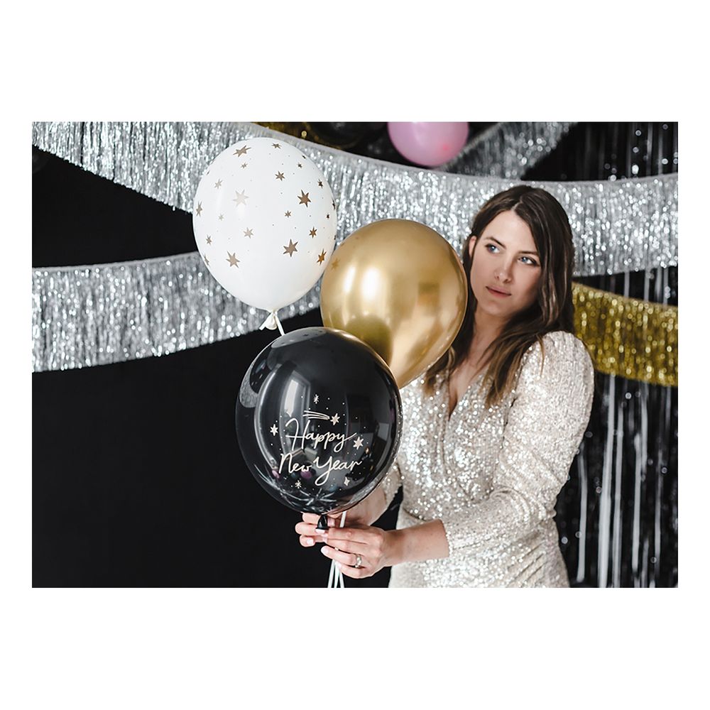 Ballonger Happy New Year Gullmiks