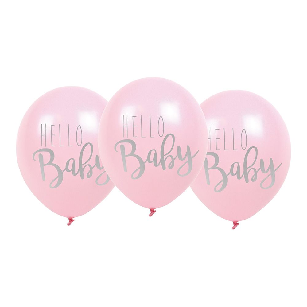 Ballonger Hello Baby Rosa