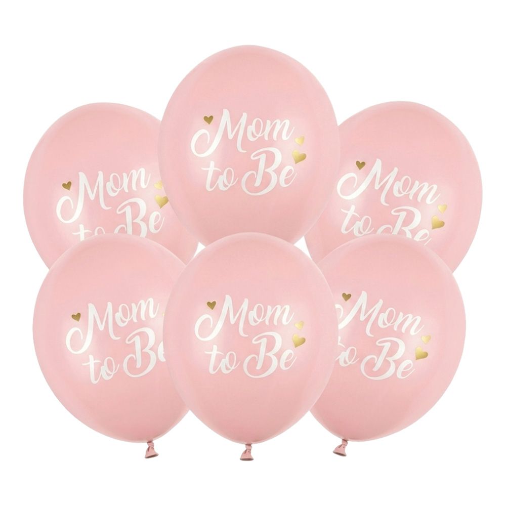 Balloner Mom to Be Lyserød Pastel