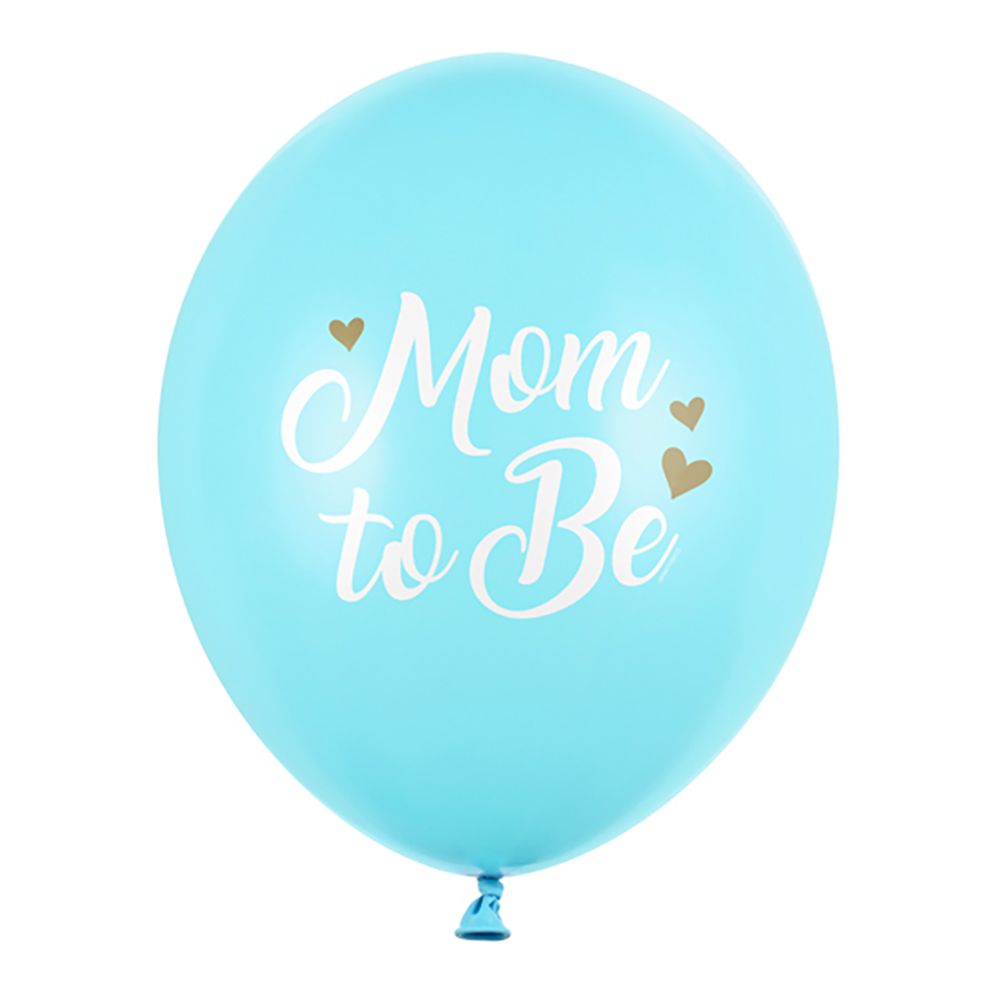 Balloner Mom To Be Lyseblå