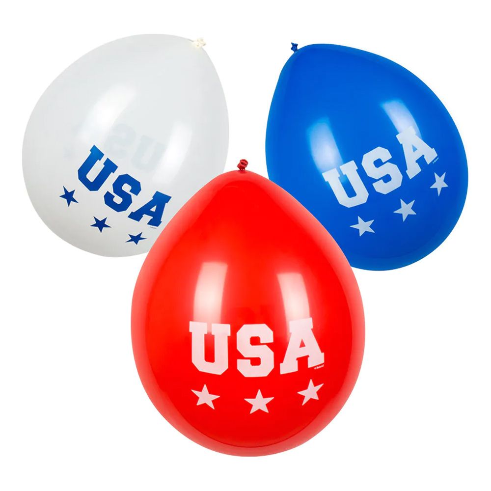 Balloner Rød/Hvid/Blå USA