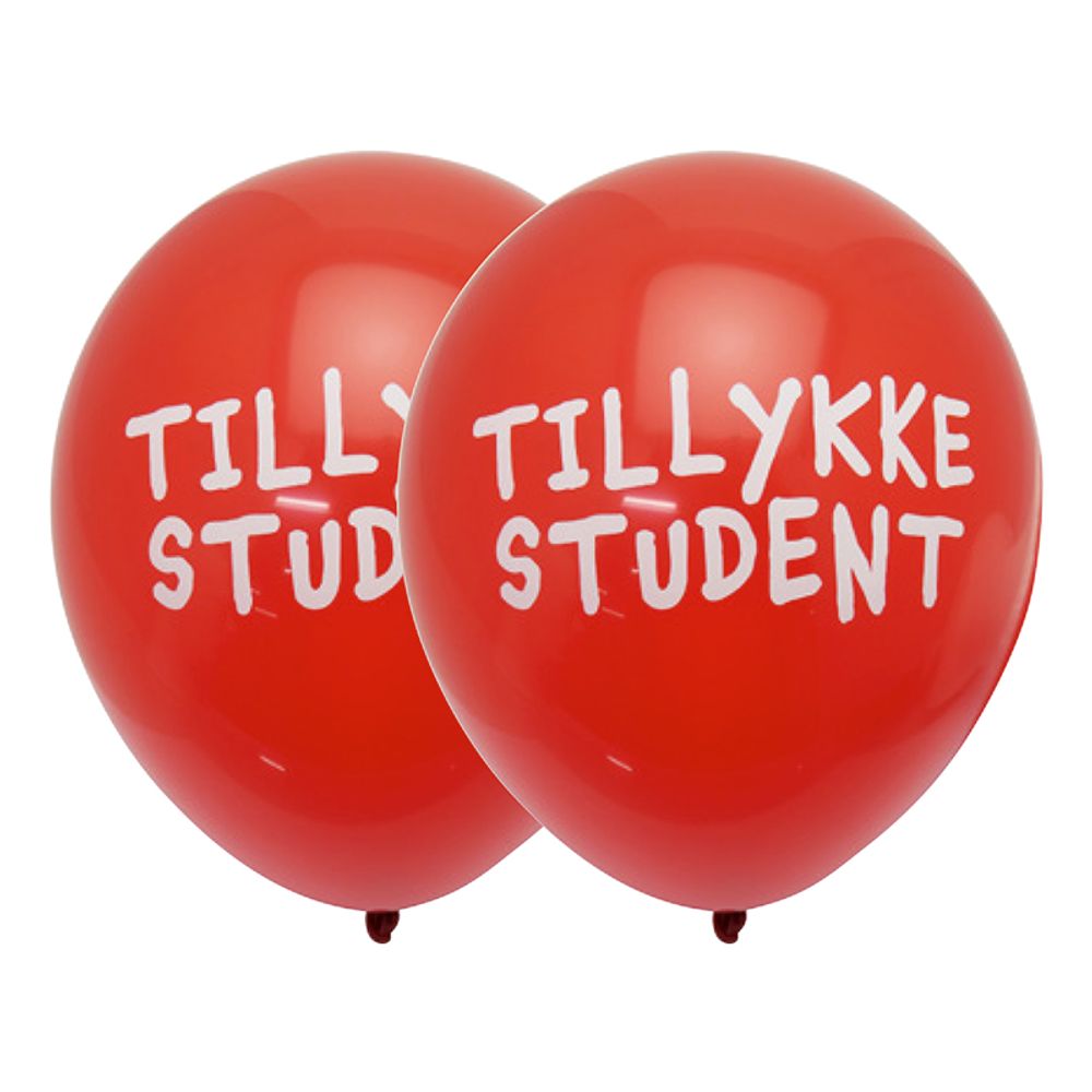 Balloner Tillykke Student