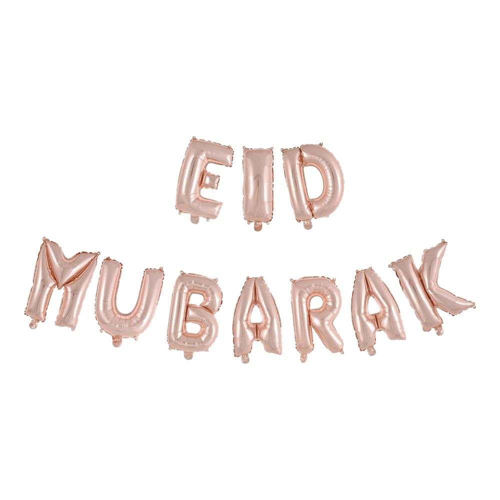 Ballonggirlang Eid Mubarak Roséguld