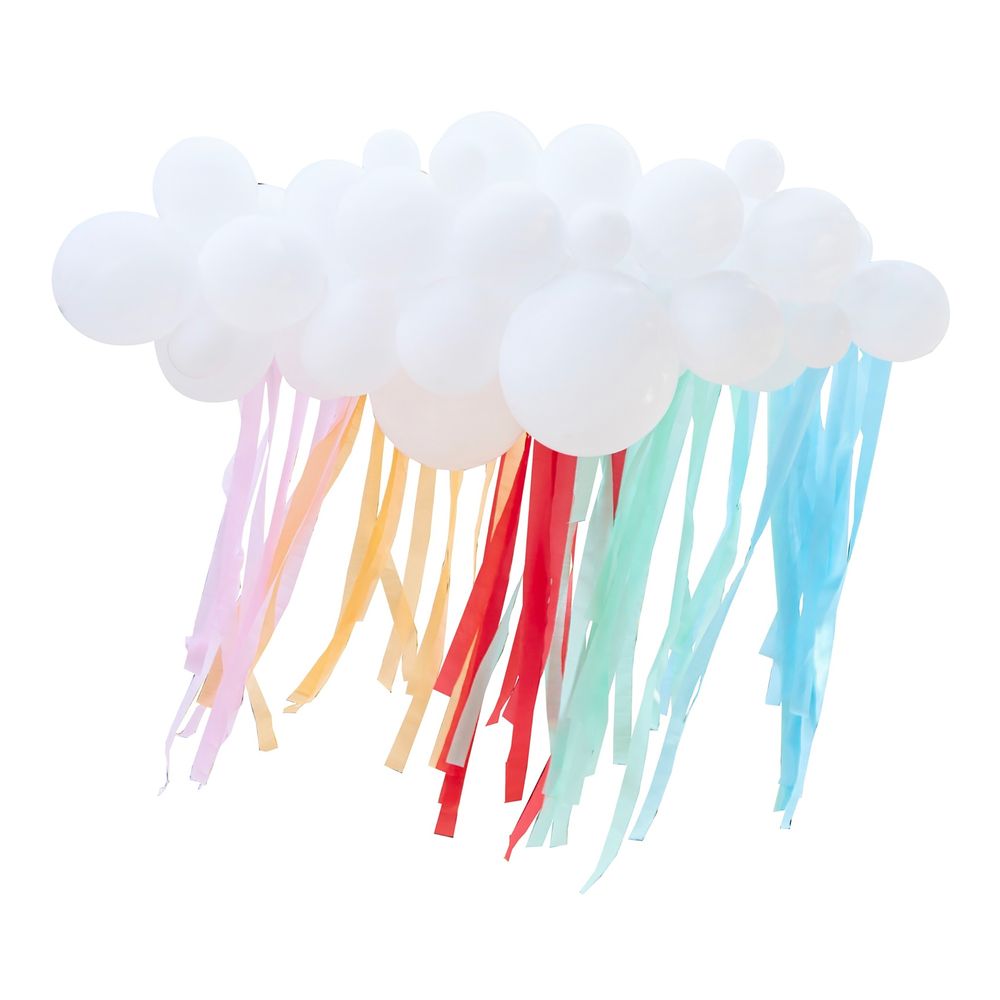 Ballonggirlander Sky med Streamers