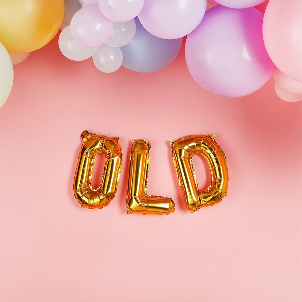 Ballongguirlande Old Guld