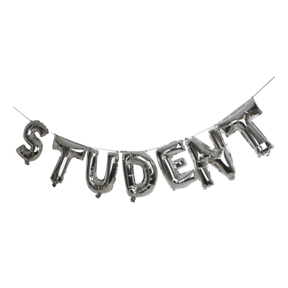 Ballonggirlander Student Sølv