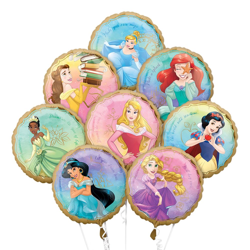 Ilmapallosetti Disney-prinsessat