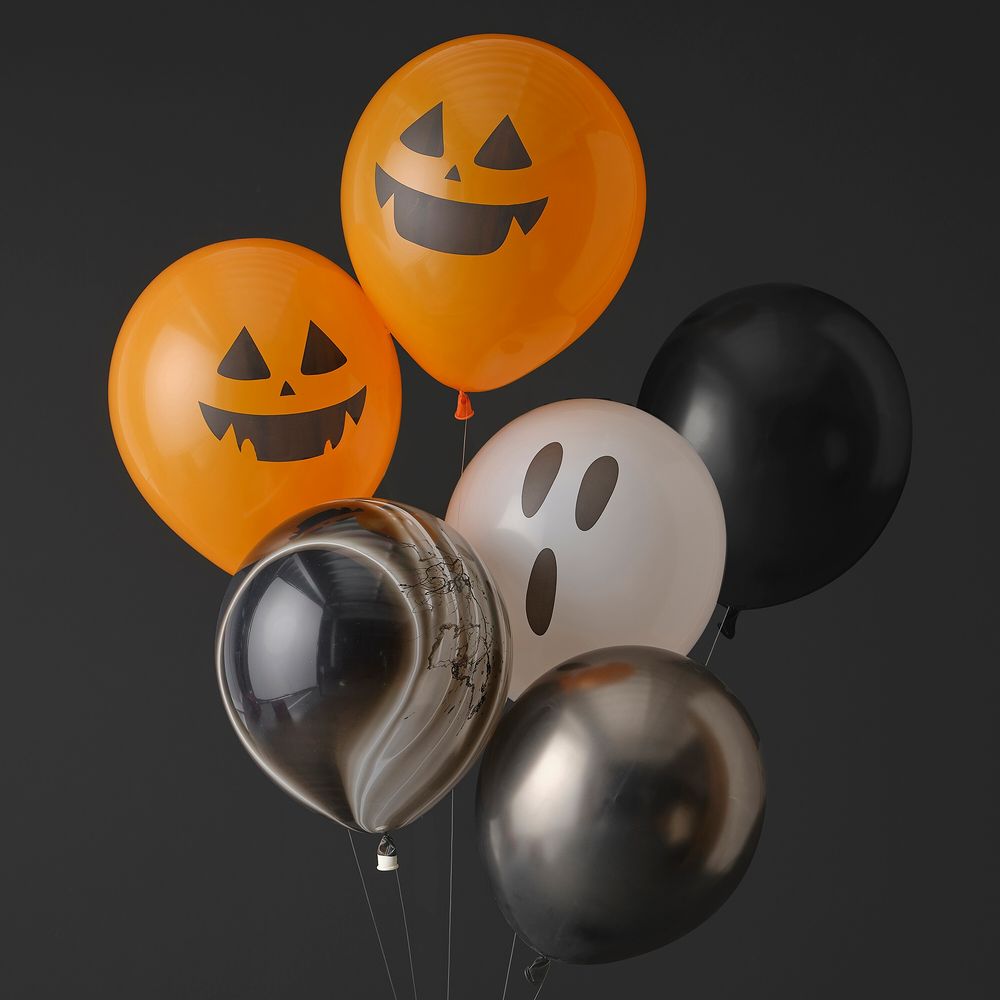 Ballonsæt Halloween Græskar