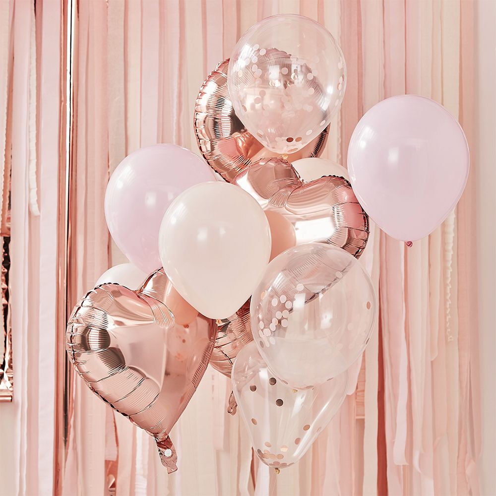 Ballongkit Rosegull/Rosa