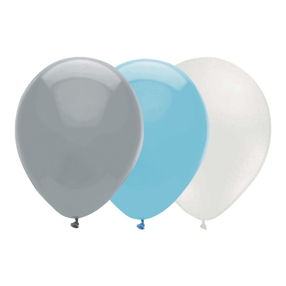 Ballongkombo Grå/Lyseblå/Hvit