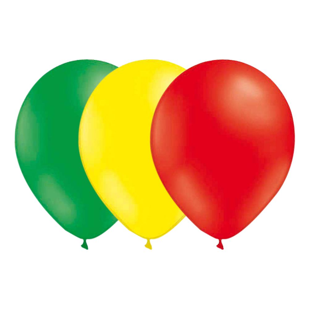 Ballongkombo Grønn/Lysegul/Rød
