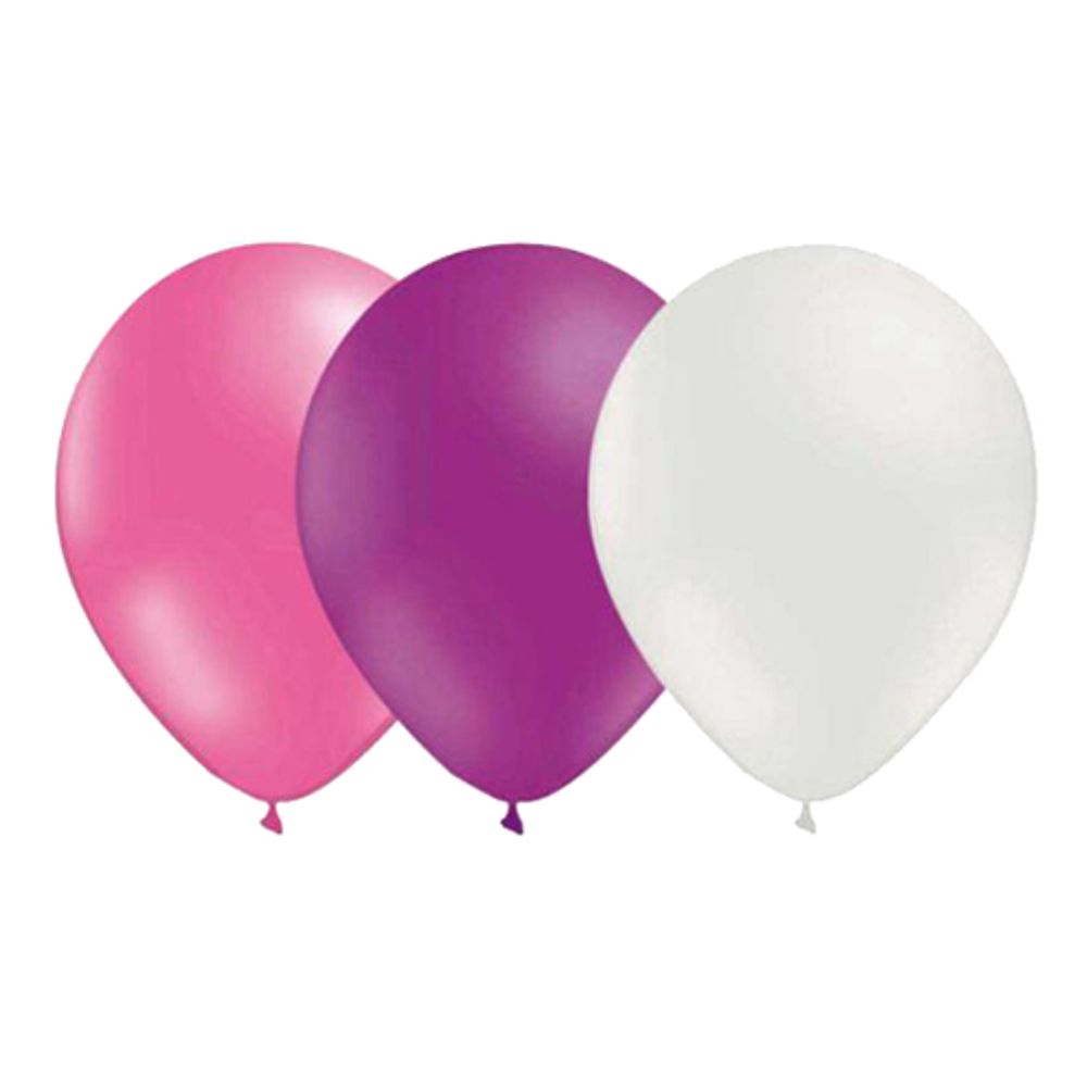 Ballongkombo Magenta/Rosa/Hvit